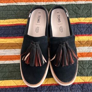 Toms sunrise tassel mule